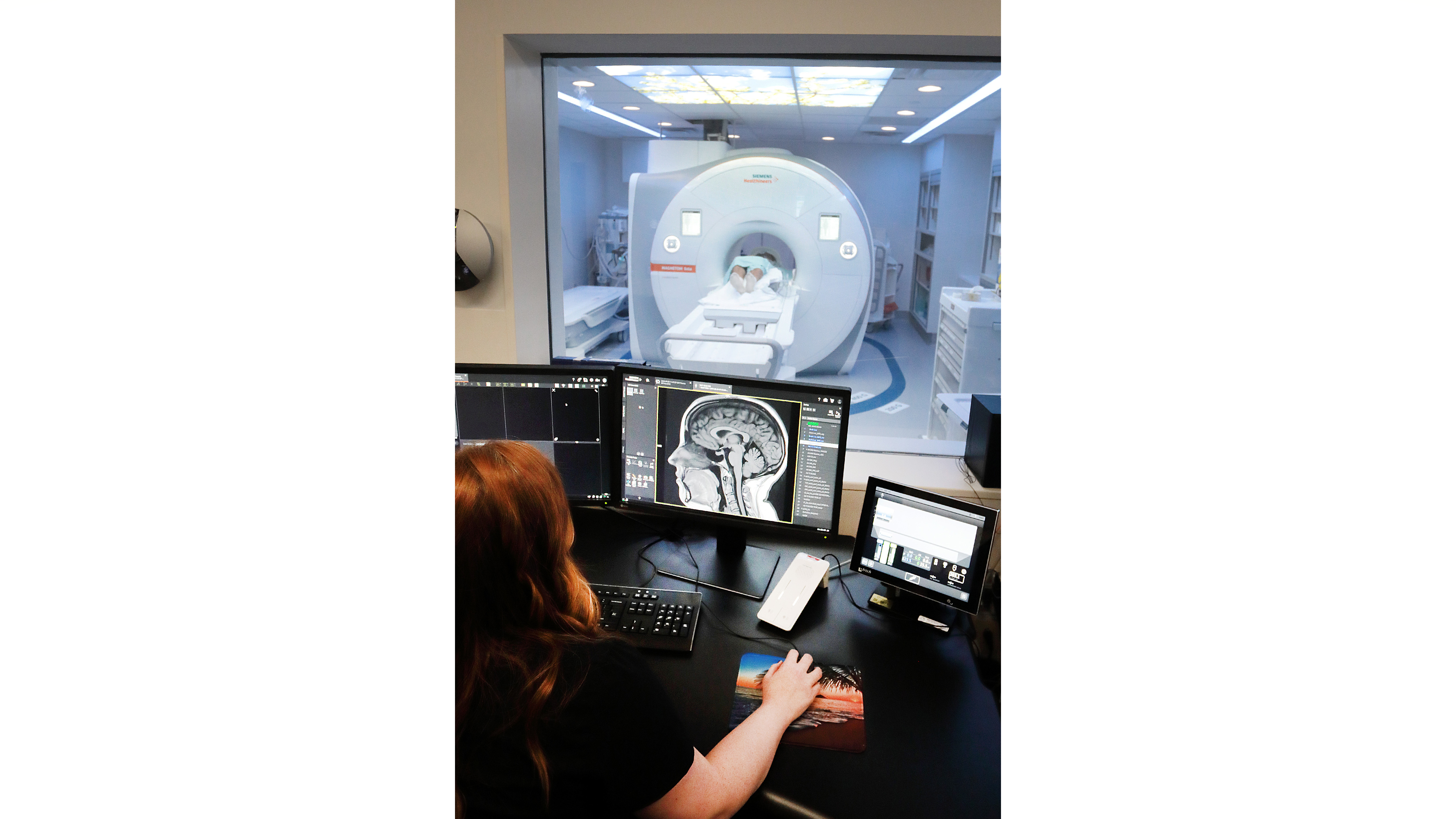 MRI Technologist in control